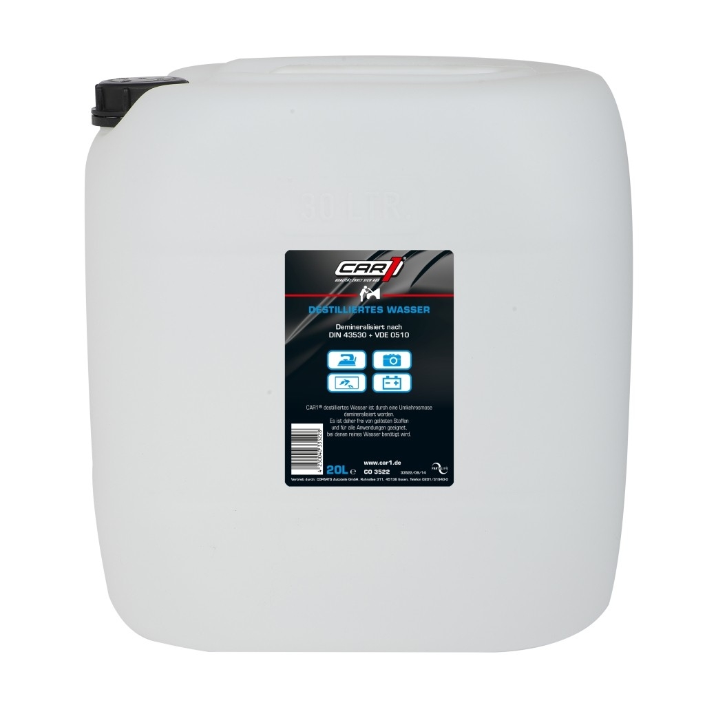 Bild von CAR1-Destilliertes Wasser - 20 ltr. (VPE=1 Stück)